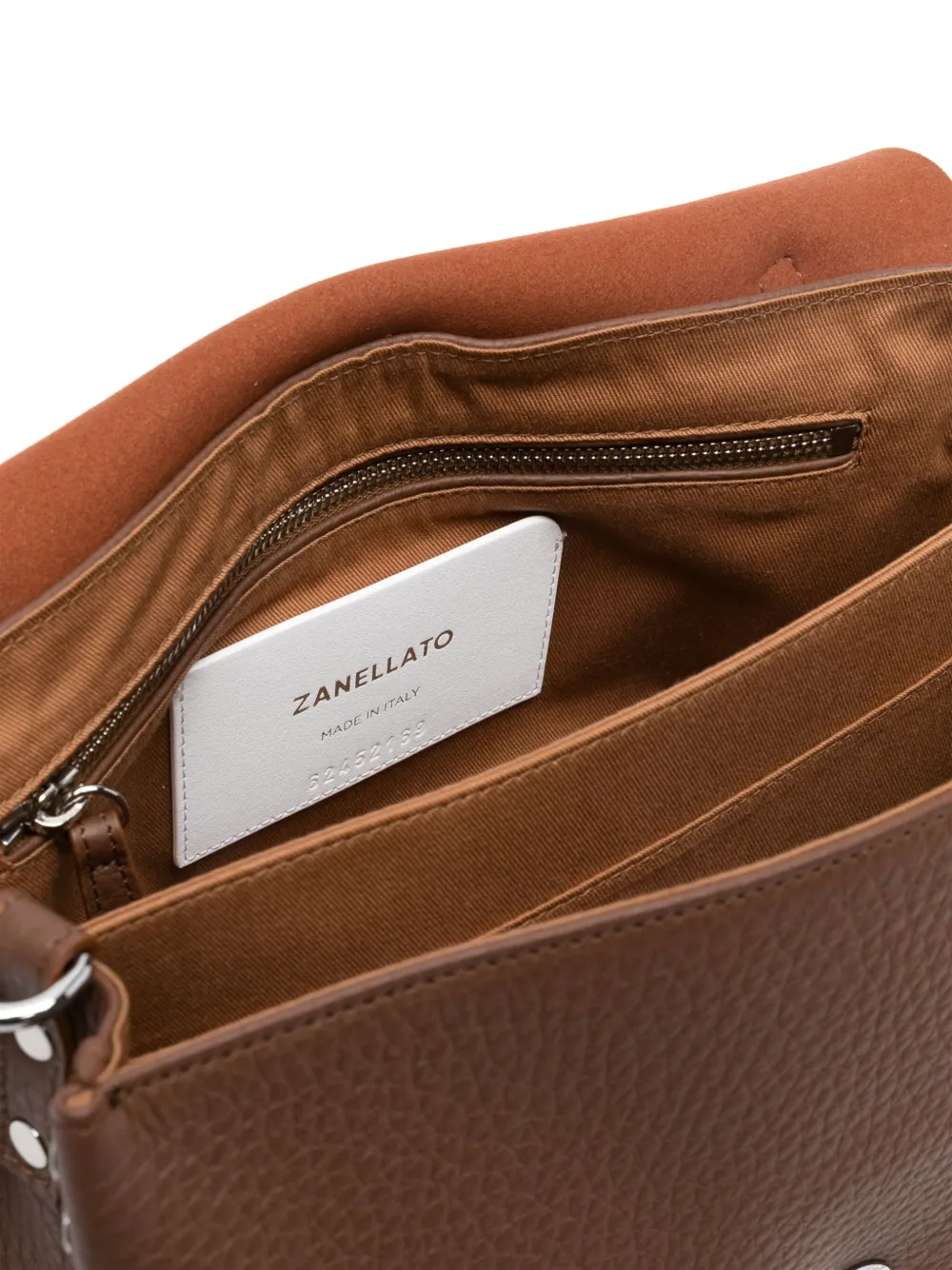 Zanellato Postina Centauro kleine shopper Bruin
