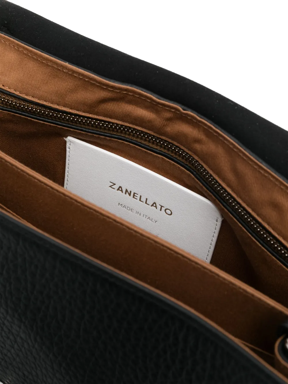 Zanellato Postina kleine shopper Zwart