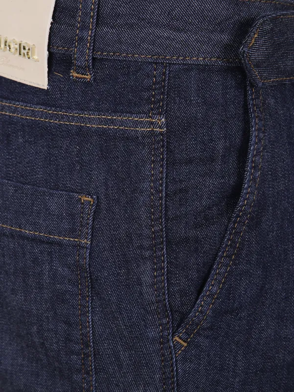 blugirl jeans ブルーガールのデニムトップス セール】 【WEB限定】スリム テーパード デニム （コバルト