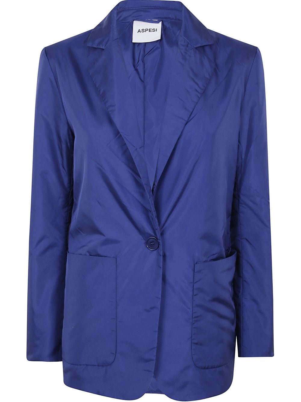 ASPESI patch-pocket single-breasted blazer - Blue