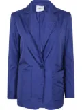 ASPESI patch-pocket single-breasted blazer - Blue