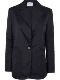 ASPESI patch-pocket single-breasted blazer - Black