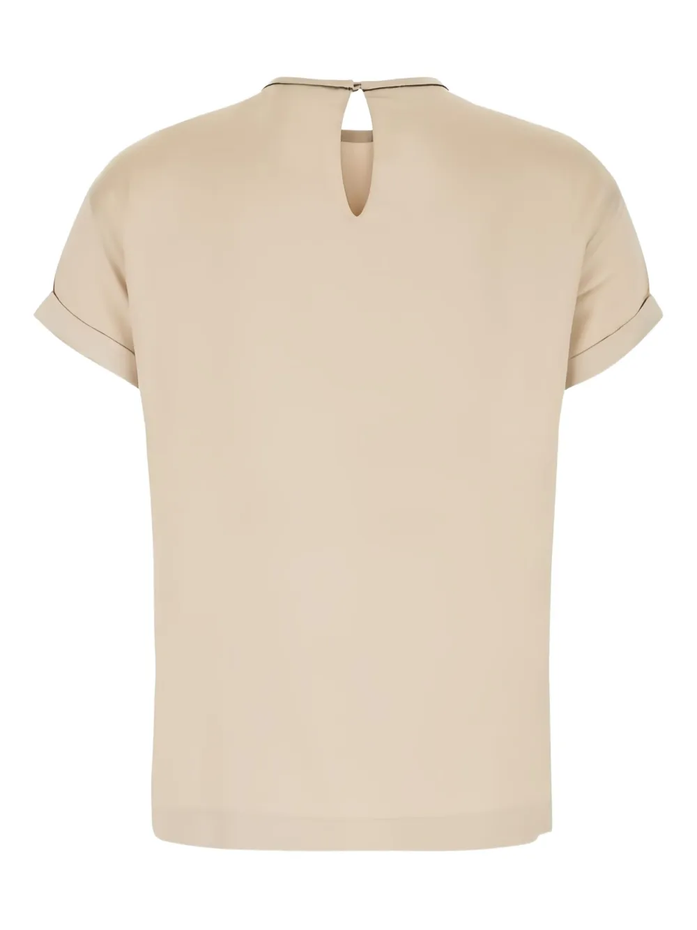 Brunello Cucinelli contrasting-collar T-shirt | T-Shirts & Jersey Shirts | Image 2