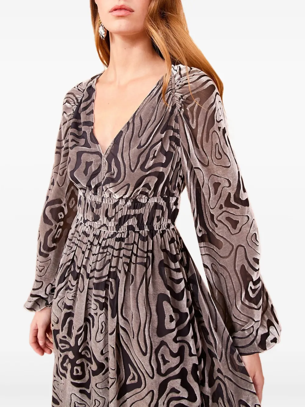 Ulla Johnson Elora midi dress Grijs