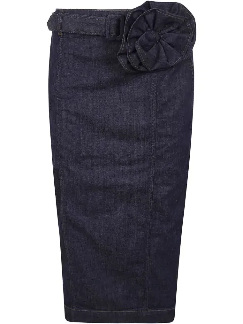 Blugirl denim midi skirt