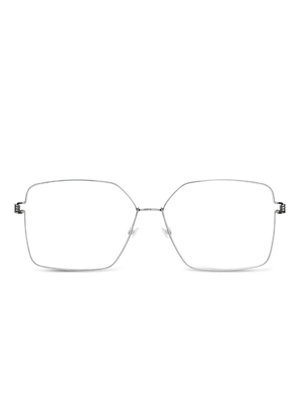 Lindberg Rim Kimberly ジオメトリック眼鏡フレーム - グレー Lindberg Rim Kimberly ジオメトリック眼鏡フレーム - グレー