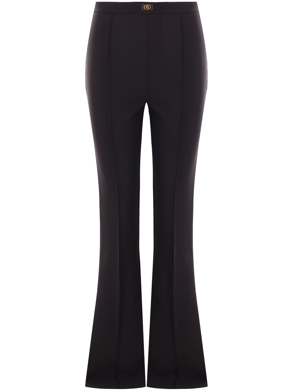 Elisabetta Franchi flared trousers - Black