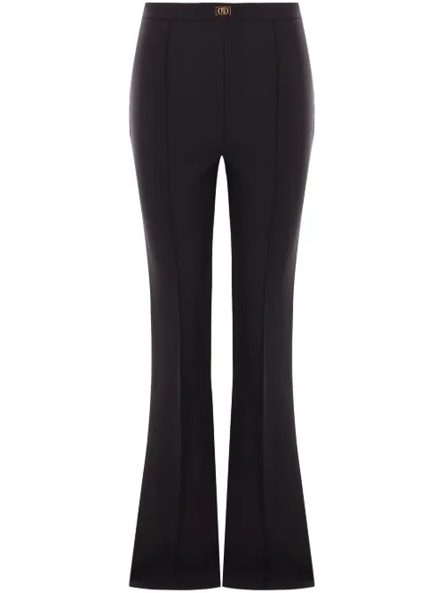 Pantalon à coupe évasé - Elisabetta Franchi - Modalova