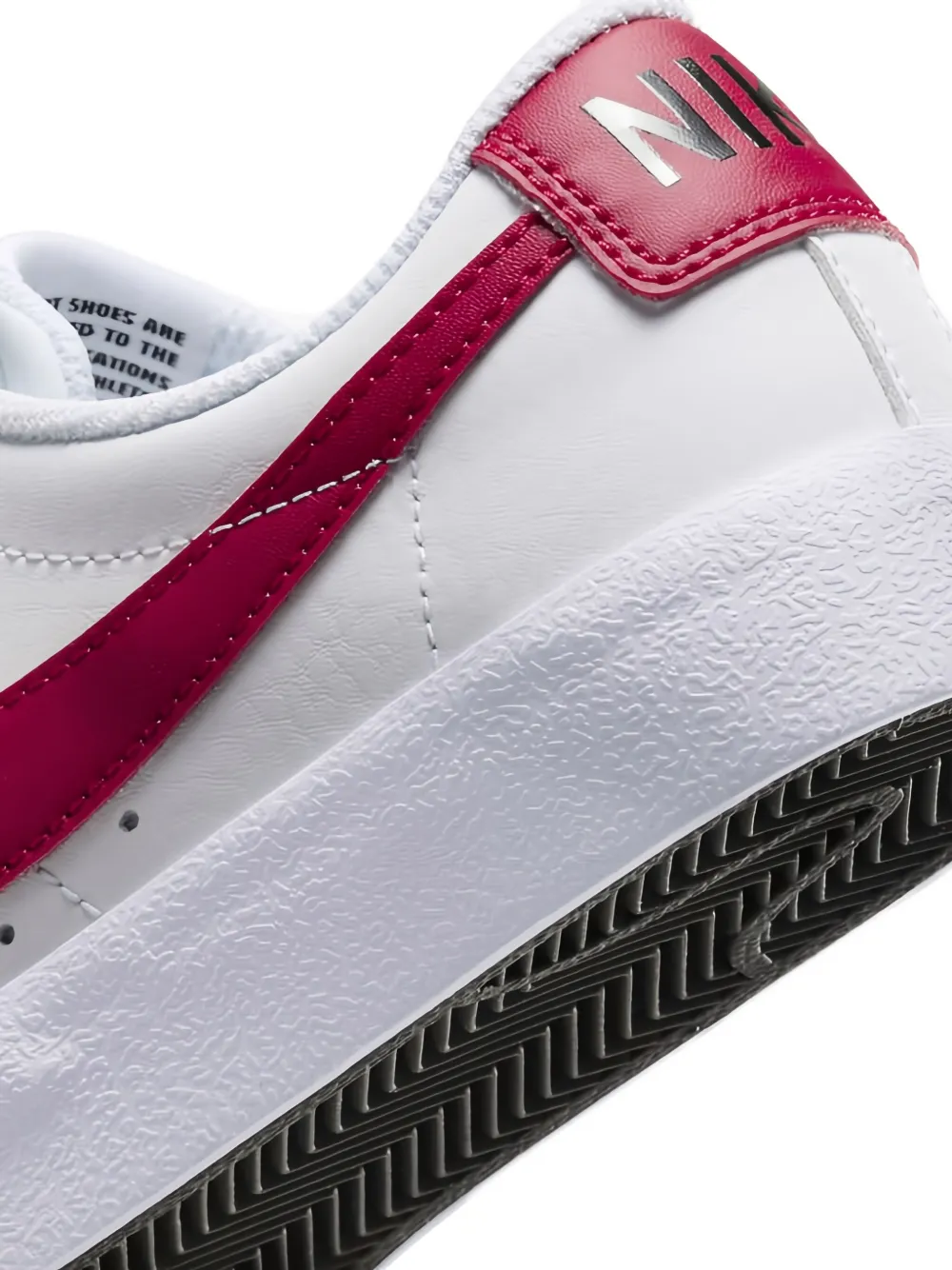 Nike Kids Blazer Low '77 "White Black Gym Red" sneakers