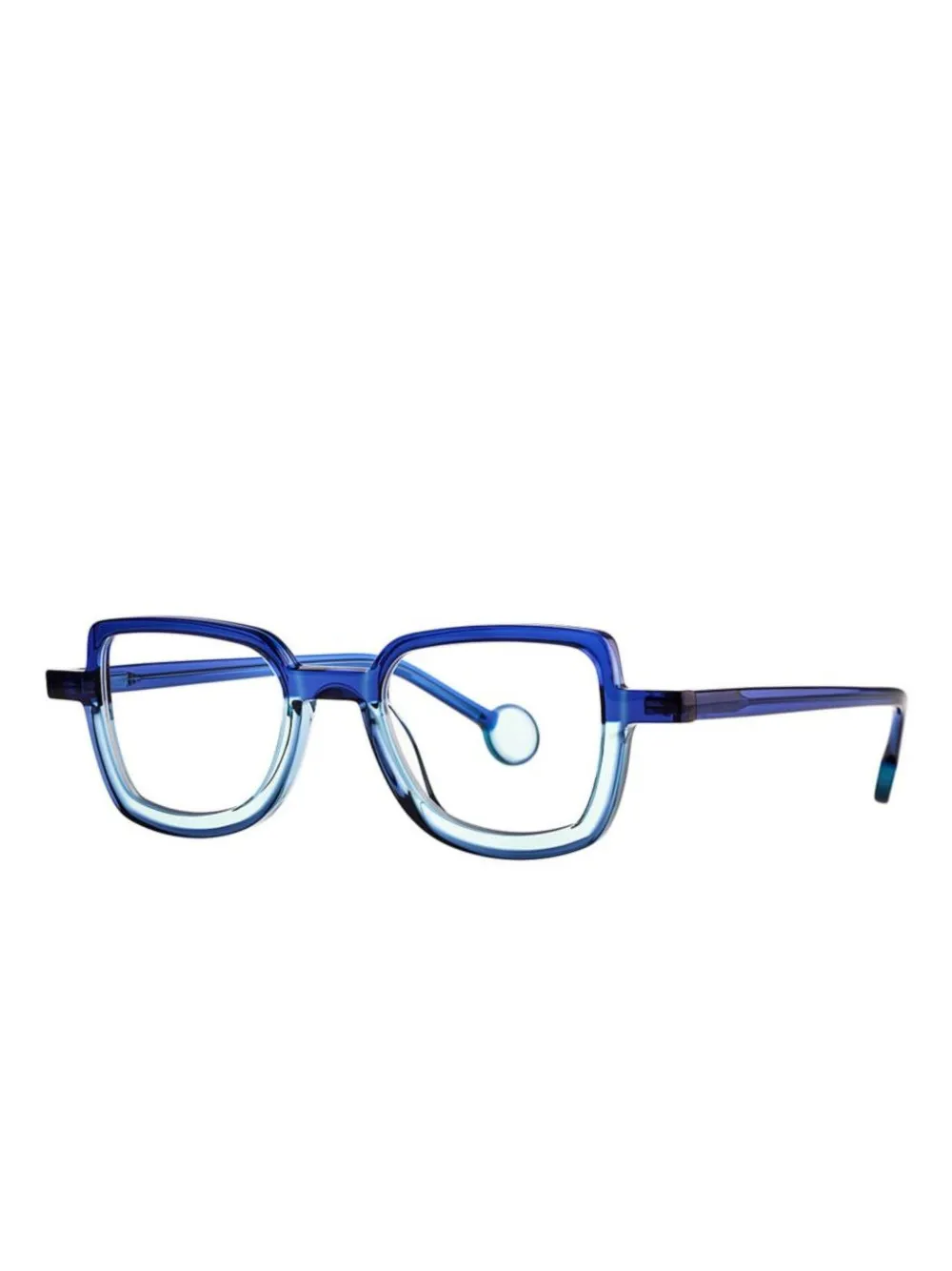 Theo Eyewear Bril met geometrisch montuur - Blauw