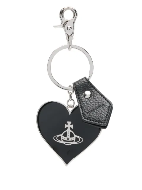 Vivienne Westwood Mirror Heart Orb keychain