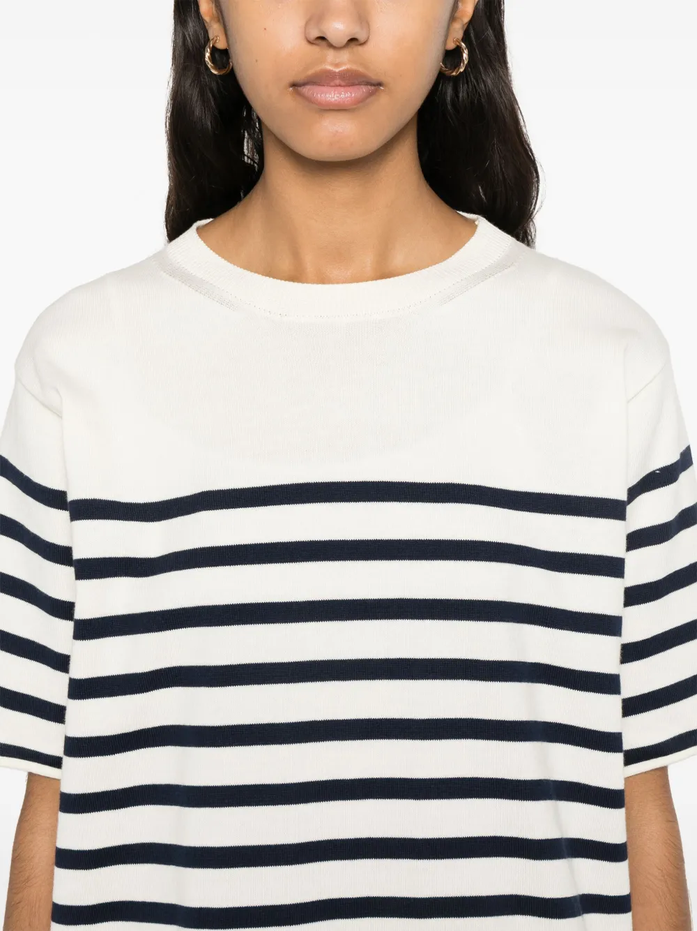 Shop Semicouture Ombeline T-shirt In Neutrals