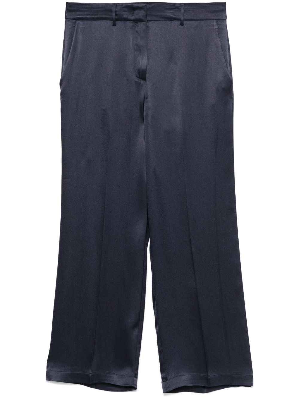 Semicouture satin trousers - Blue