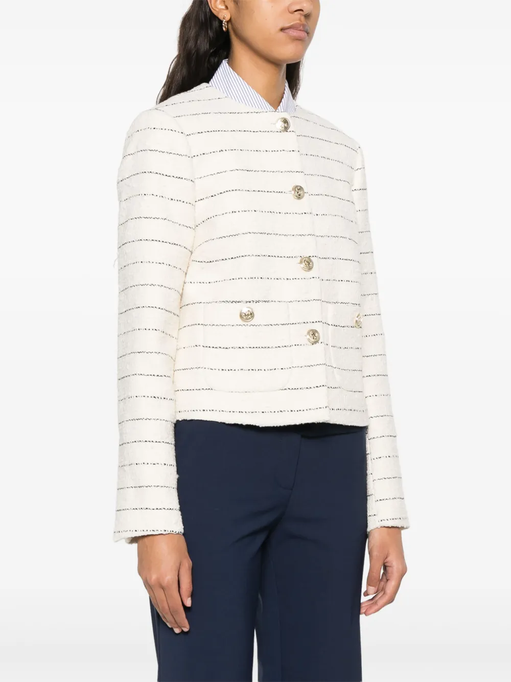 Semicouture Tweed jack Beige