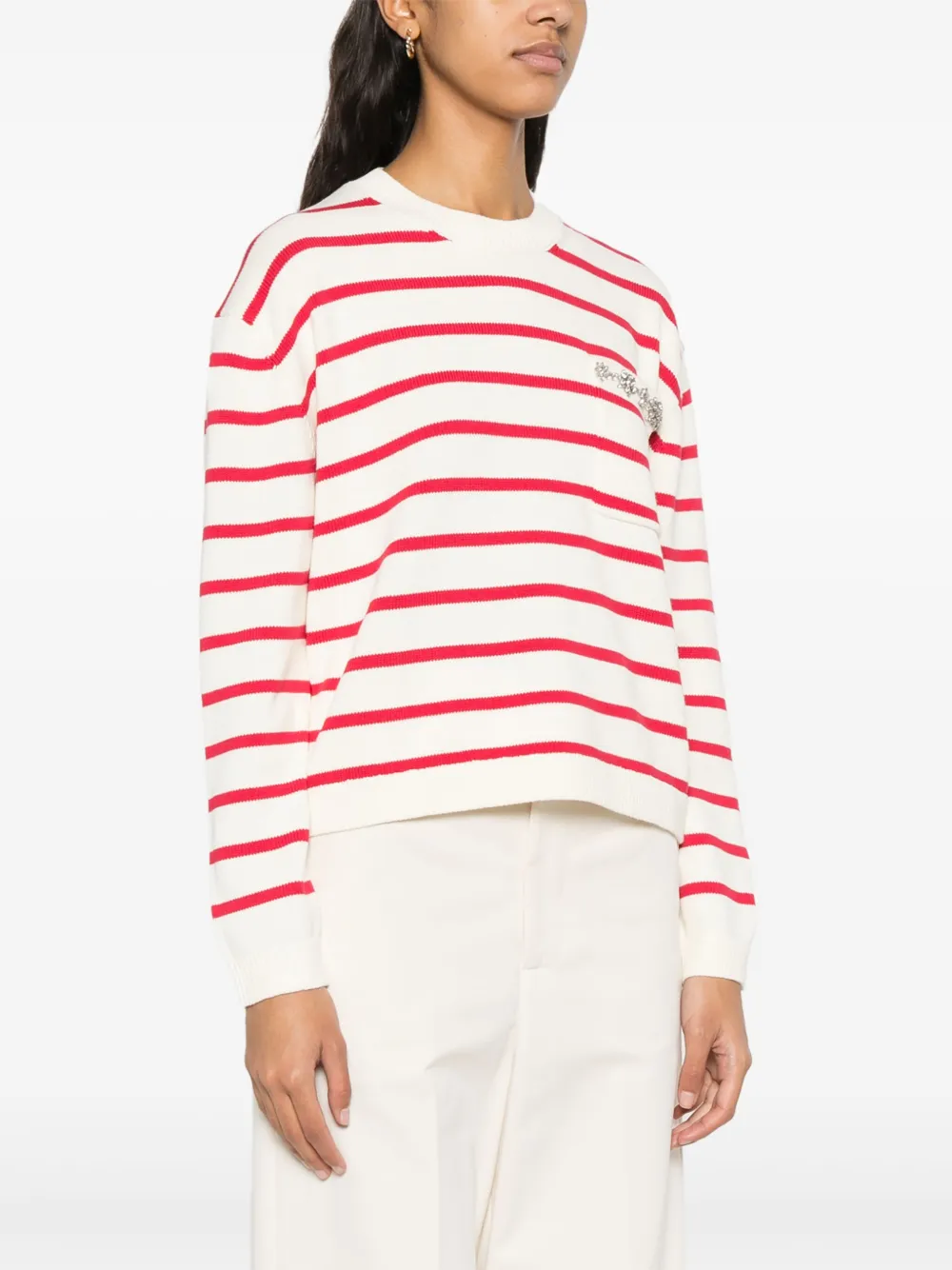 SEMICOUTURE STRIPED SWEATER
