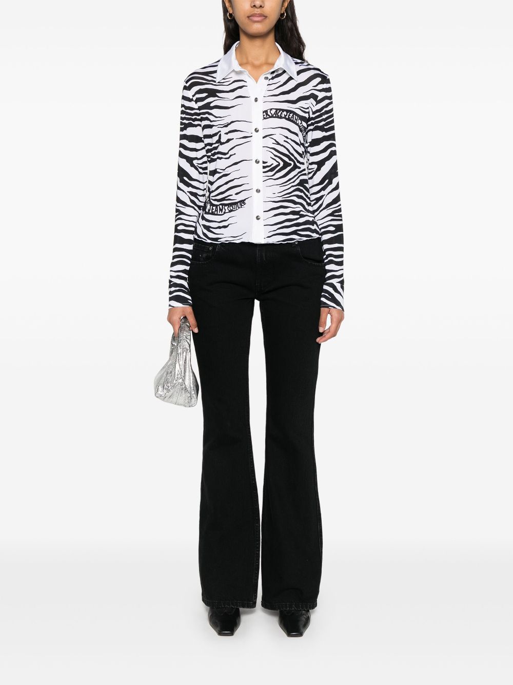 Versace Jeans Couture Zebra shirt - Black