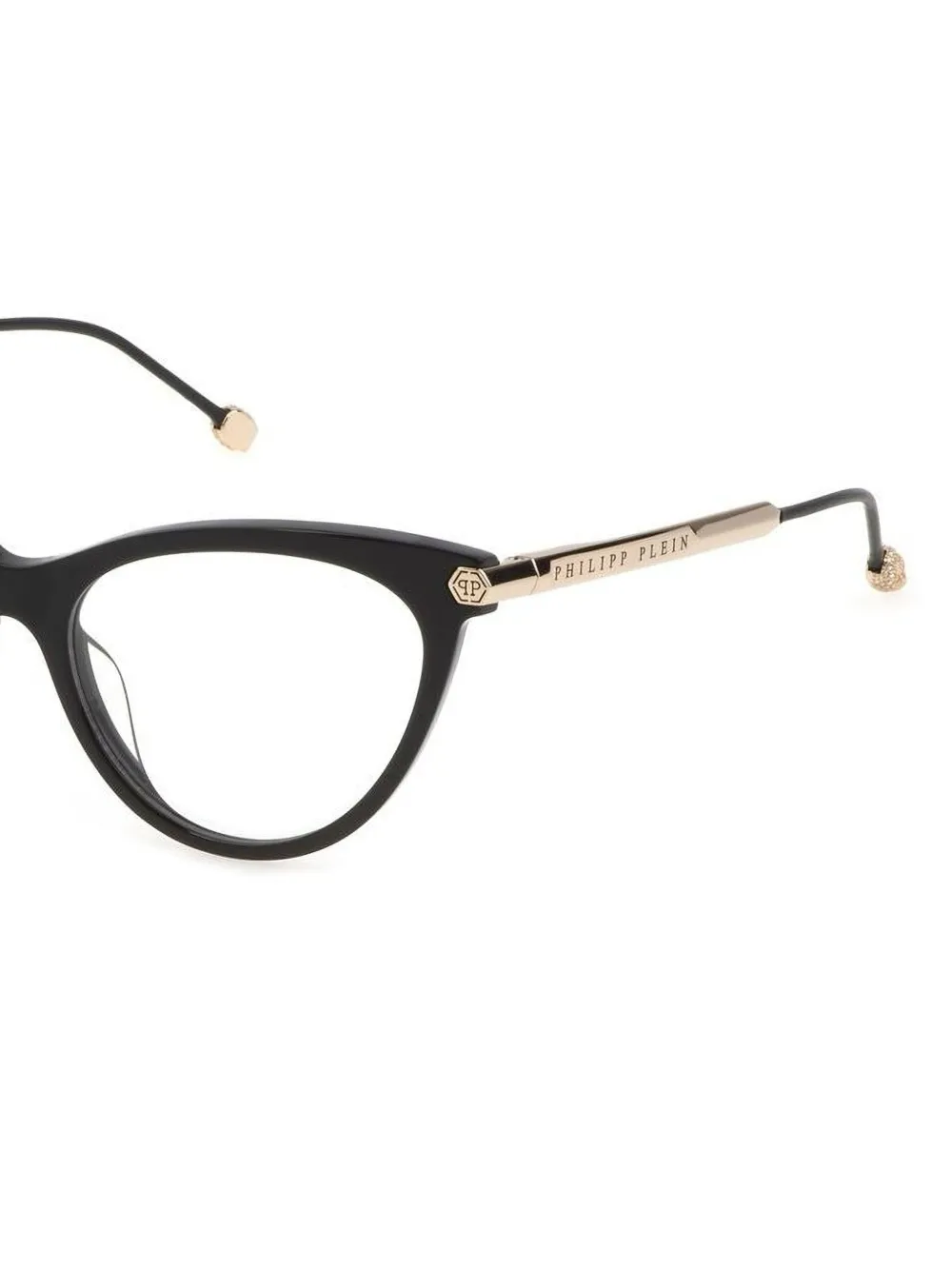 Philipp Plein cat eye-frame glasses - Zwart