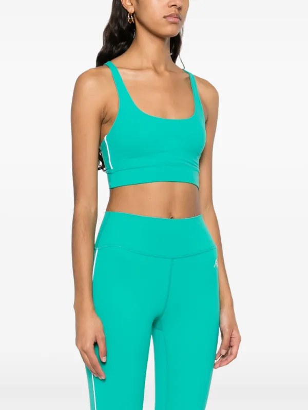 【SPORTY & RICH】Active Runner Bra Sporty & Rich Runner Active Sports Bra | Green | FARFETCH GE