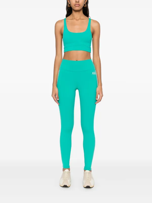【SPORTY & RICH】Active Runner Bra Sporty & Rich Runner Active Sports Bra | Green | FARFETCH GE