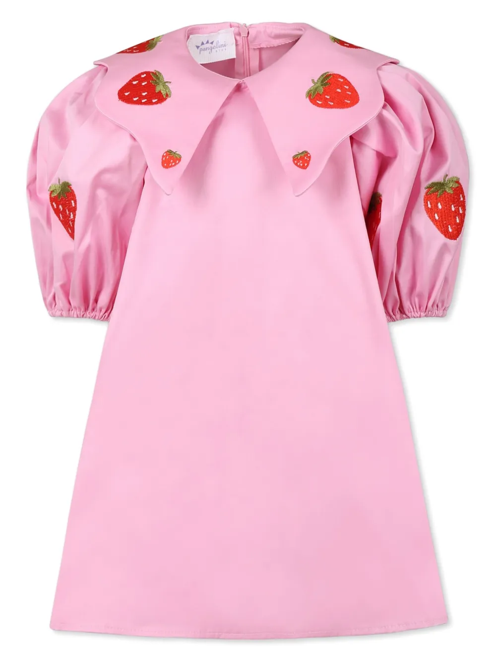 Pangolini Kids Strawberry jurk Roze