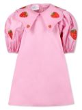 Pangolini Kids Strawberry dress - Pink