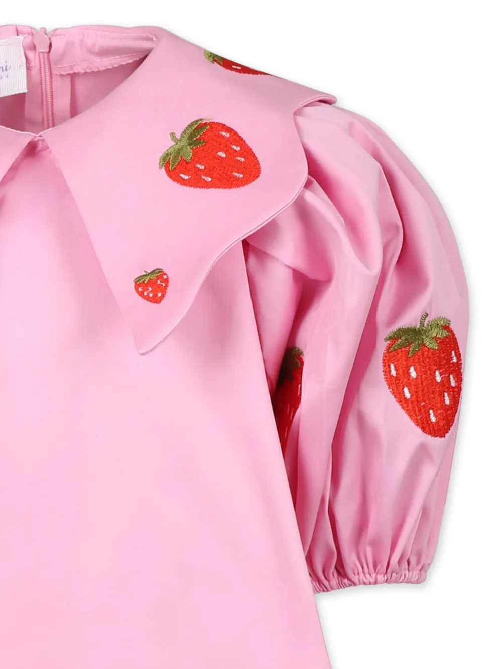 Pangolini Kids Strawberry jurk Roze