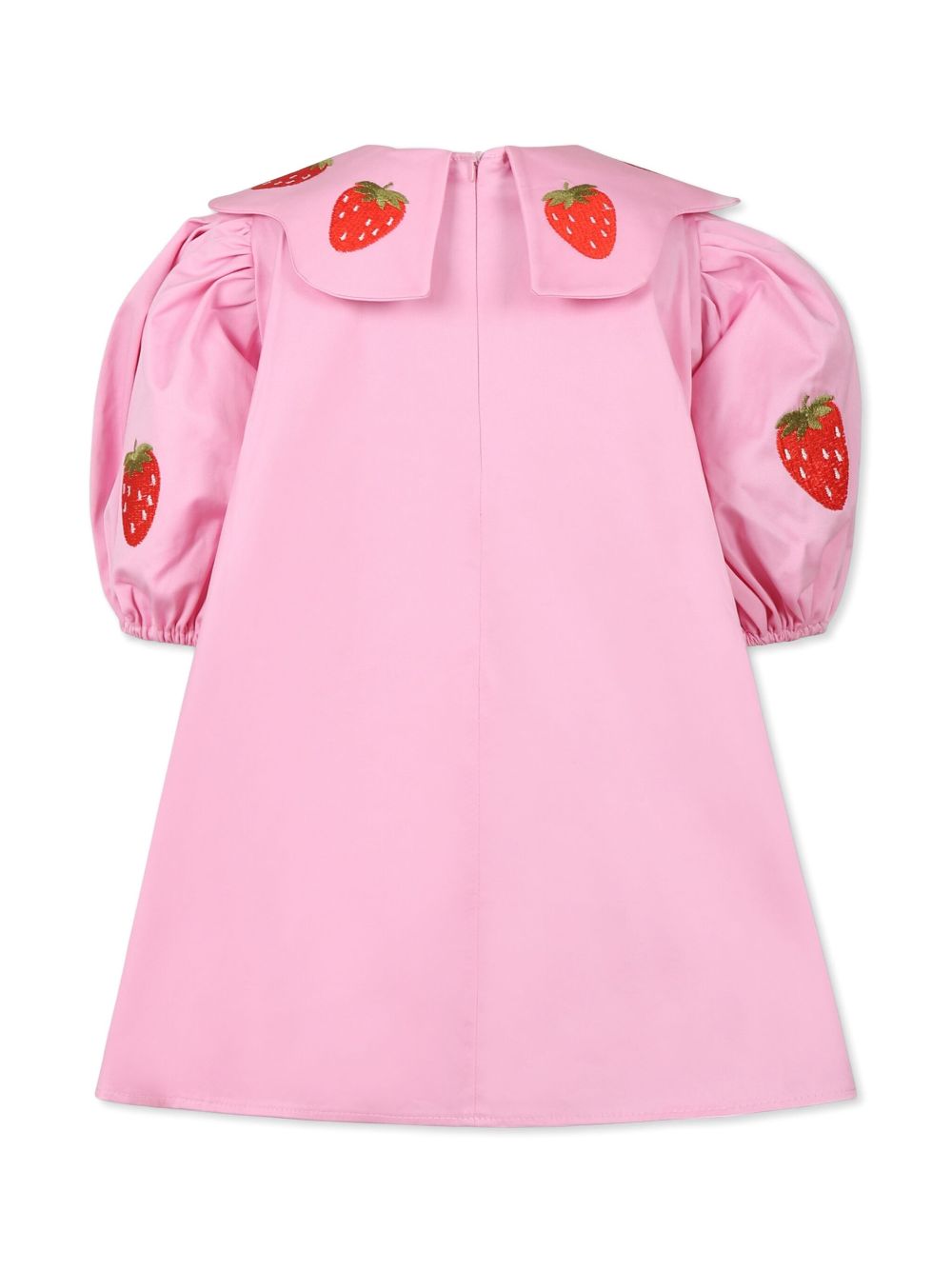 Pangolini Kids Strawberry dress - Roze