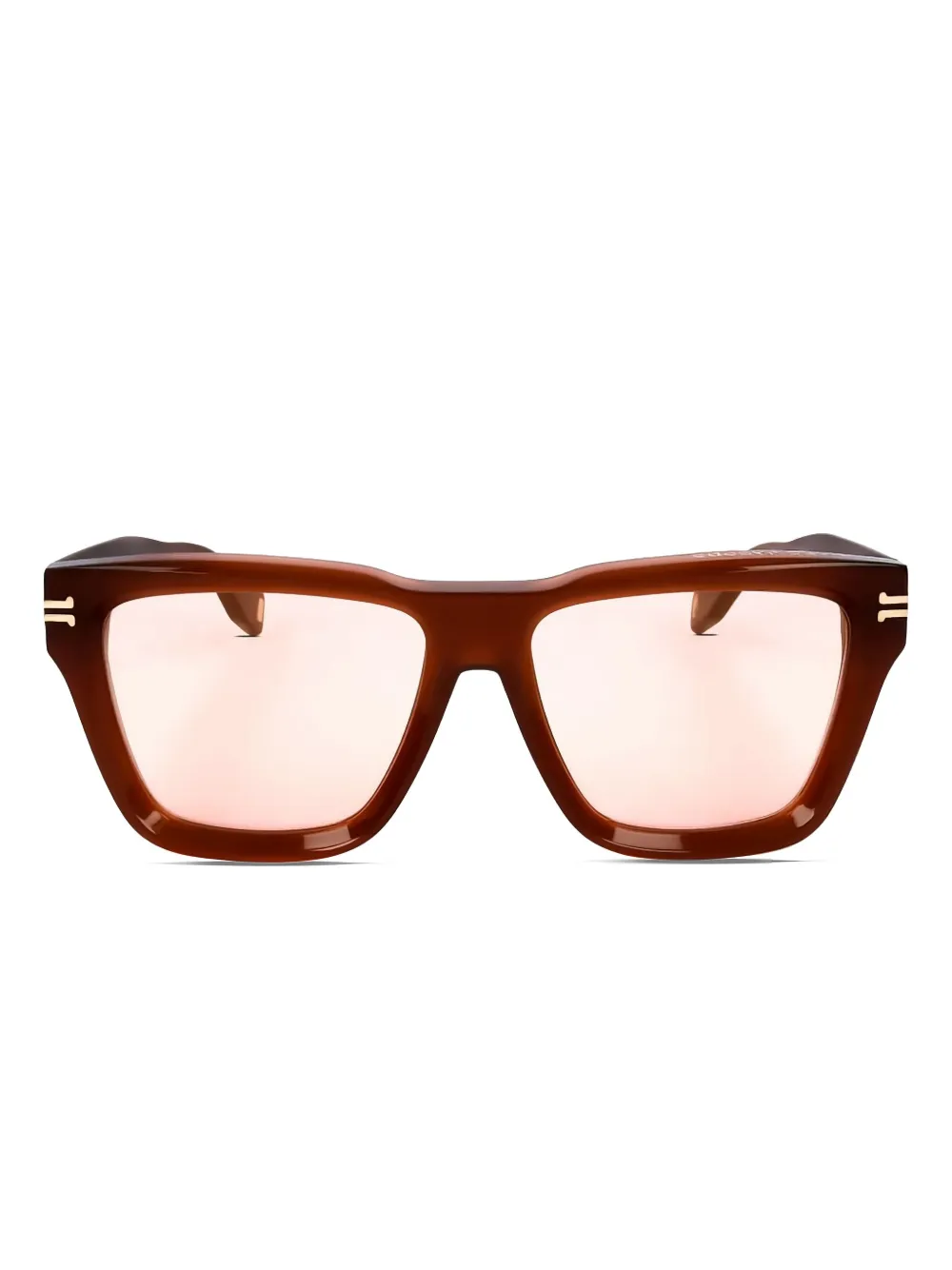 Marc Jacobs Eyewear キャットアイ サングラス - ブラウン Marc Jacobs Eyewear キャットアイ サングラス - ブラウン