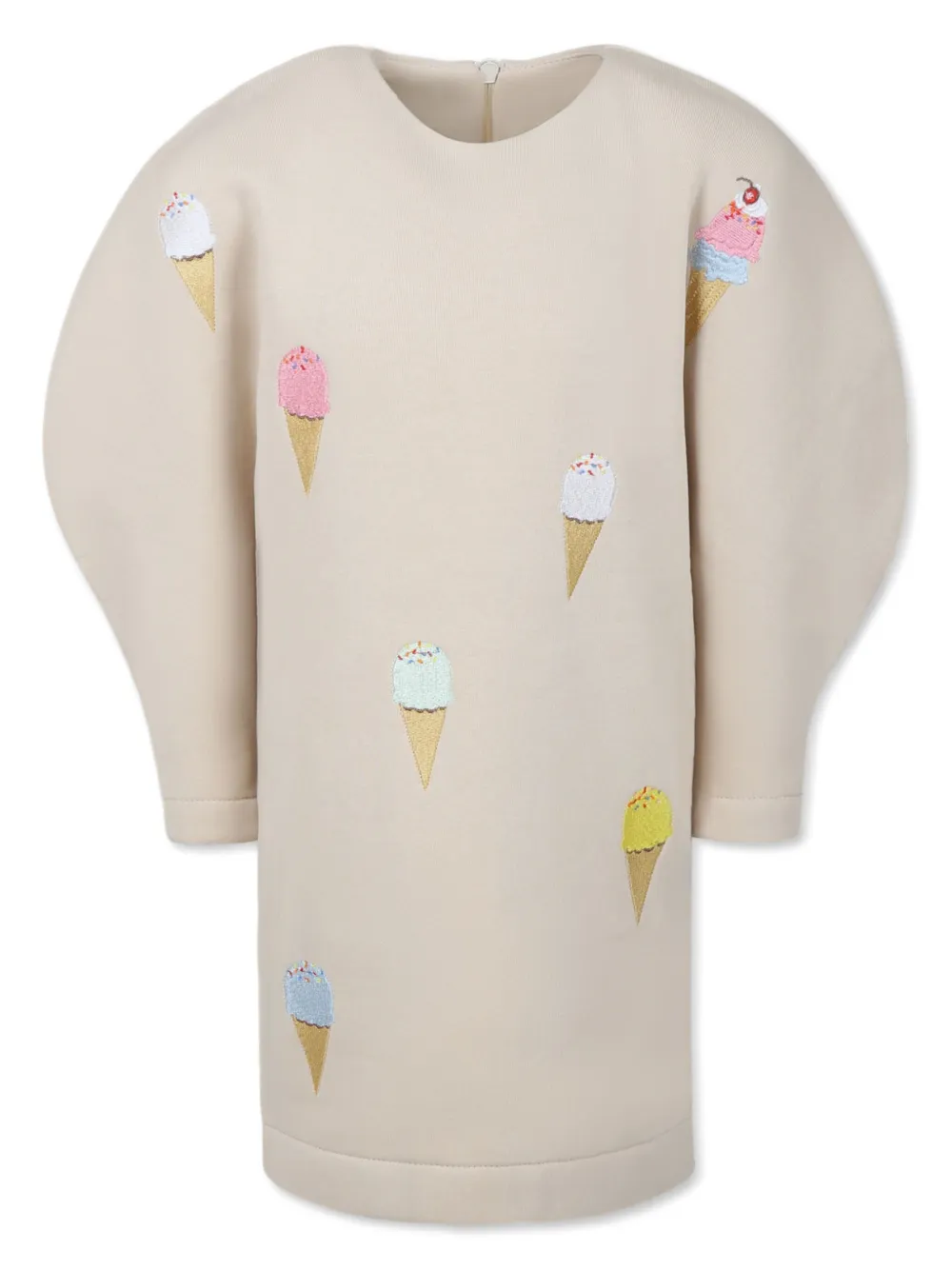 Pangolini Kids Ice Cream dress | Neutrals | Image 1