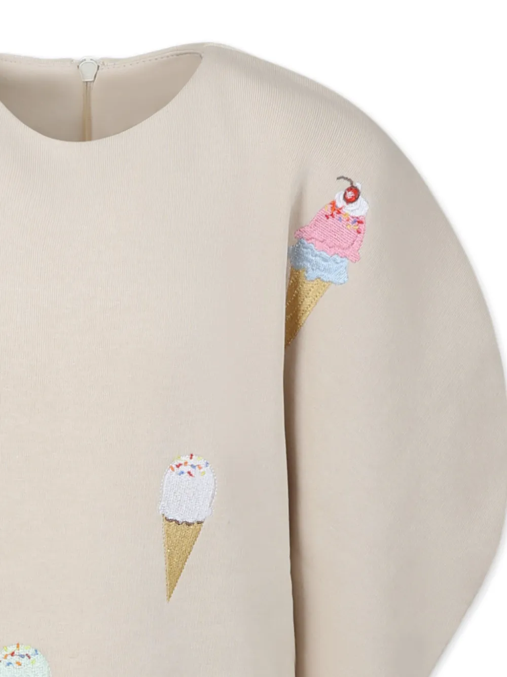 Pangolini Kids Ice Cream jurk Beige