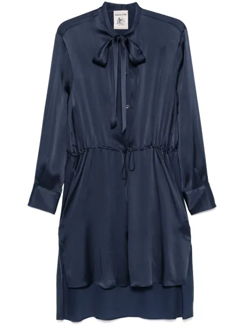 Semicouture satined midi dress