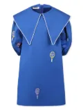 Pangolini Kids graphic-print dress - Blue