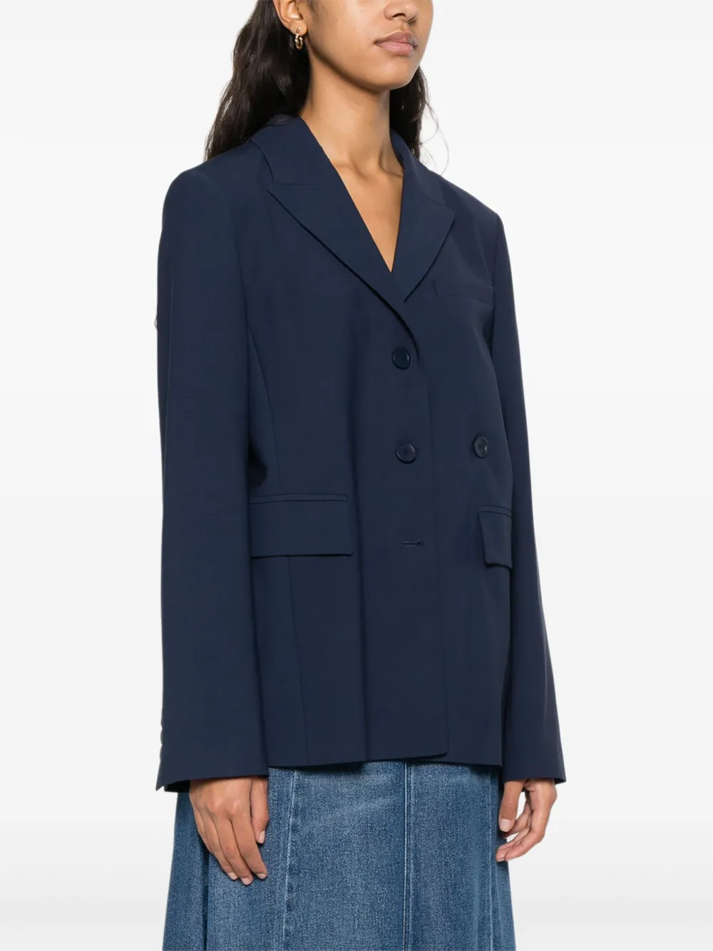 Semicouture Nemesi blazer Blauw
