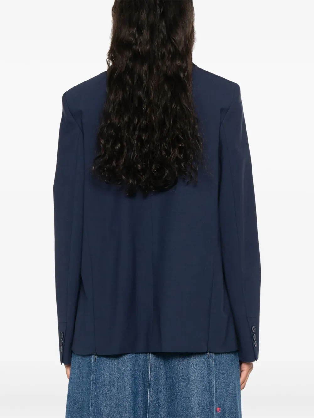 Semicouture Nemesi blazer Blauw