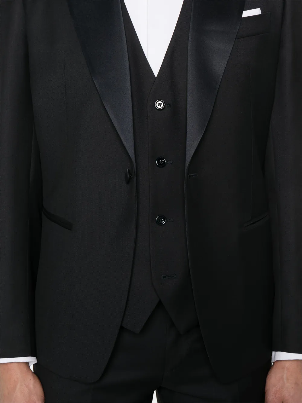 Lardini Pak met satijnen afwerking Blauw