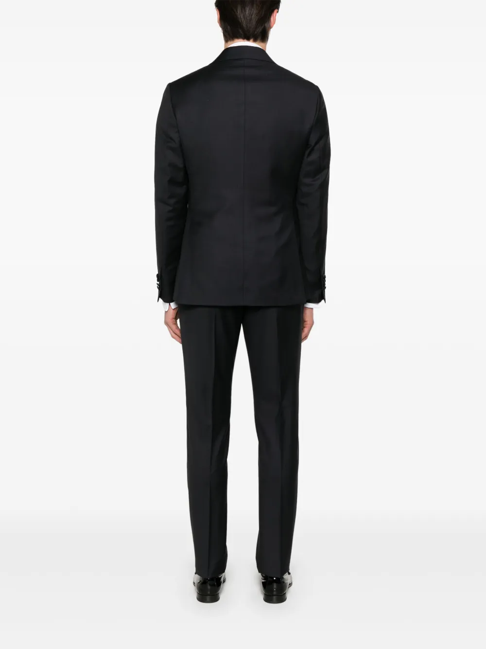 Lardini Pak met satijnen afwerking Blauw