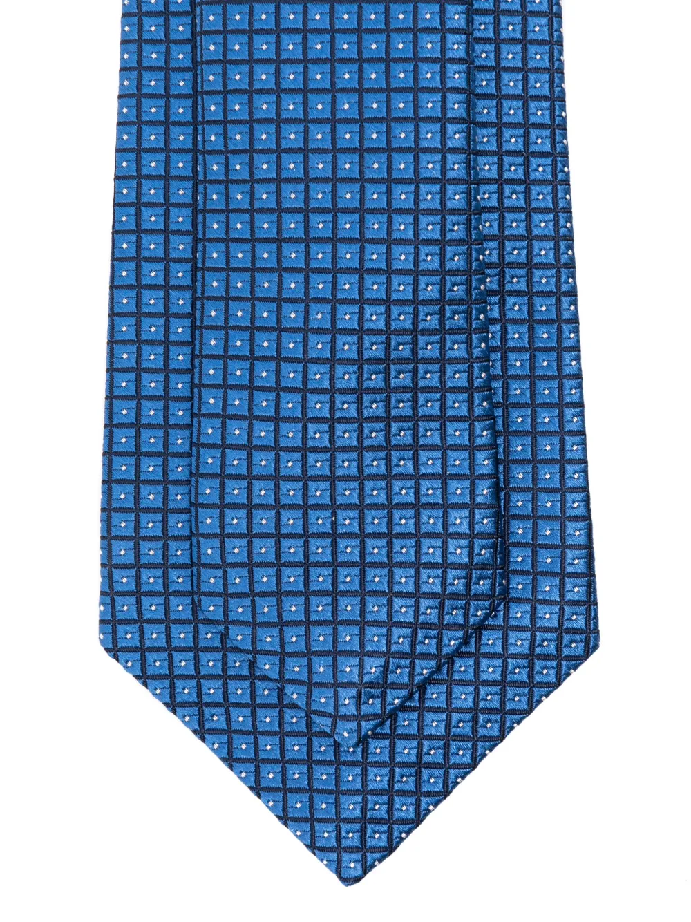Kiton Zijden stropdas - Blauw