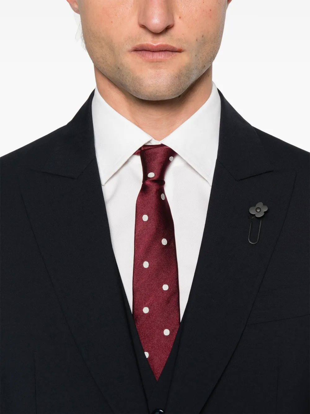 Lardini Pak met broche detail Blauw