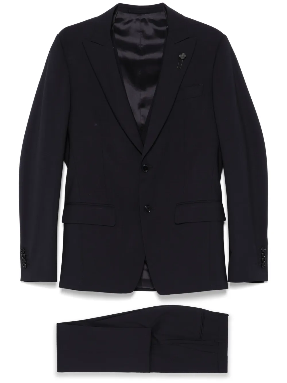 Lardini Anzug mit Brosche | Blau | Image 1