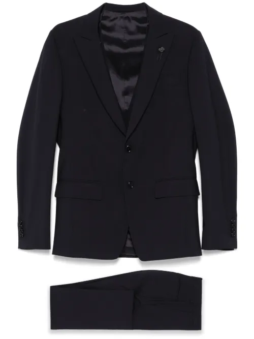 Costume à détail de broche - Lardini - Modalova