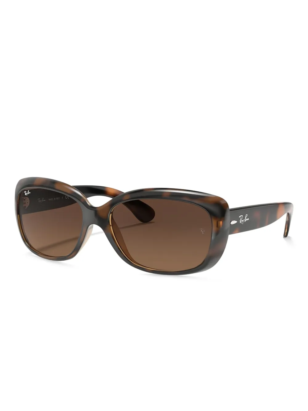 Ray-Ban Zonnebril met logo Bruin