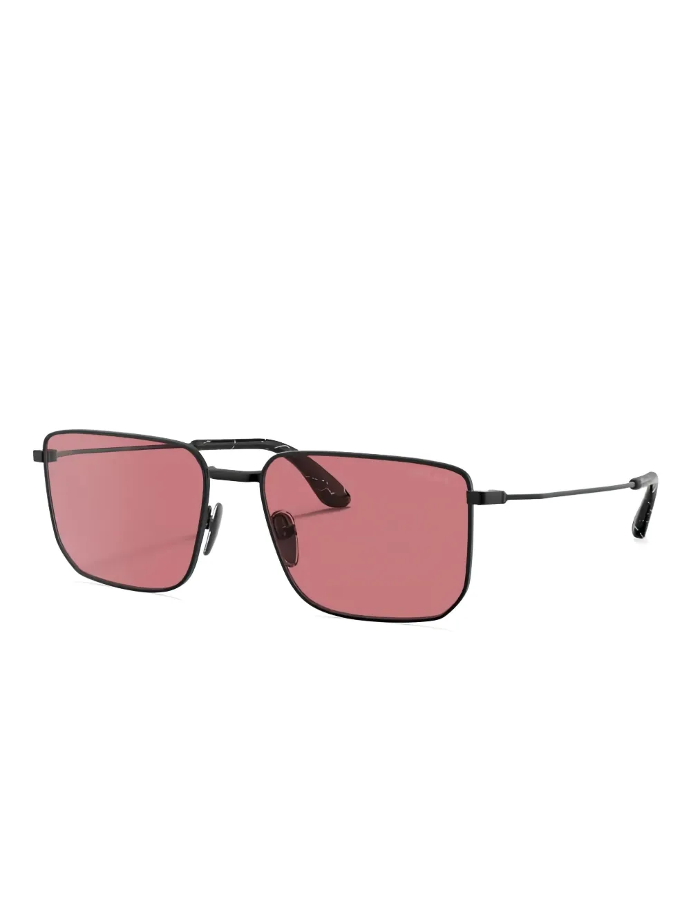 Prada Eyewear Zonnebril met vierkant montuur Zwart