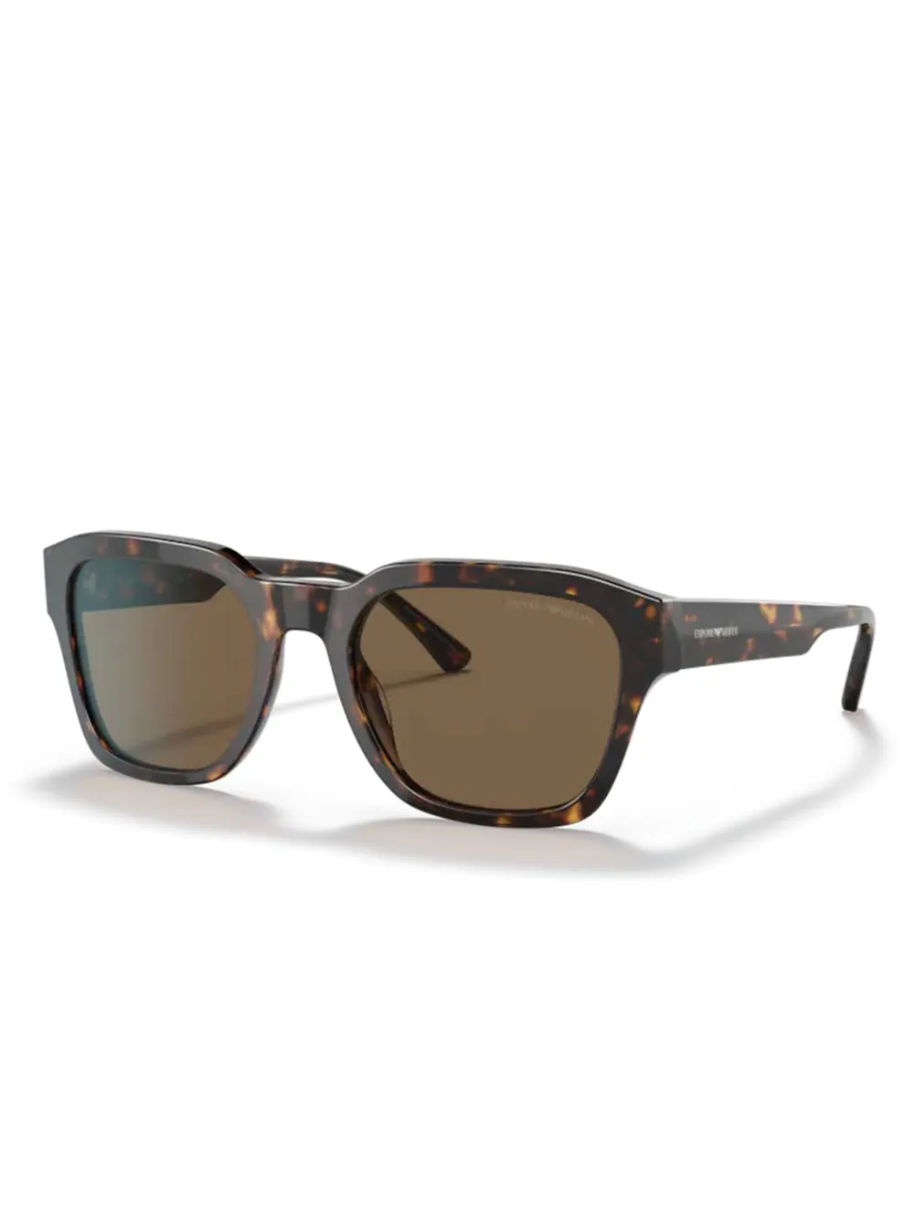 Emporio Armani Sole square-frame sunglasses – Brown