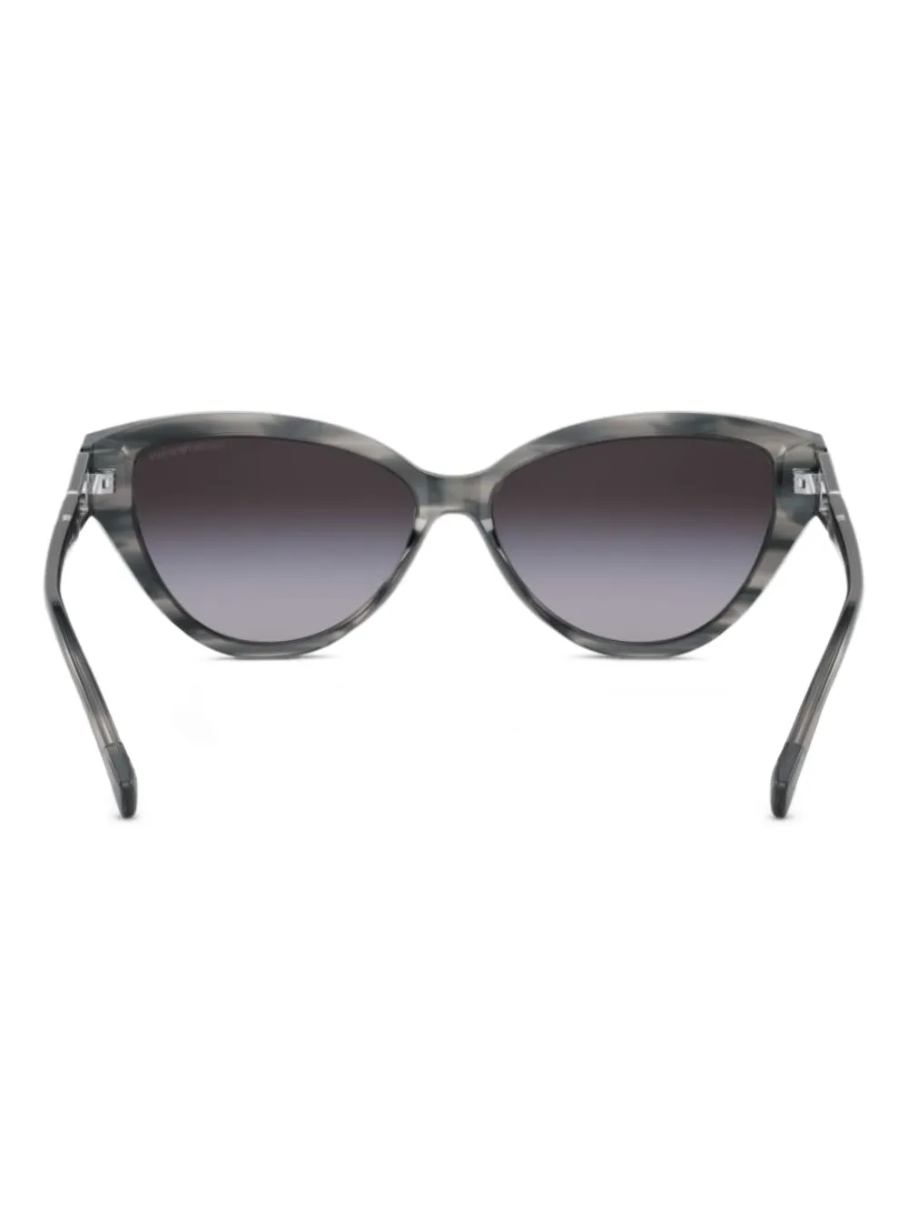 Emporio Armani Zonnebril met cat-eye montuur Grijs