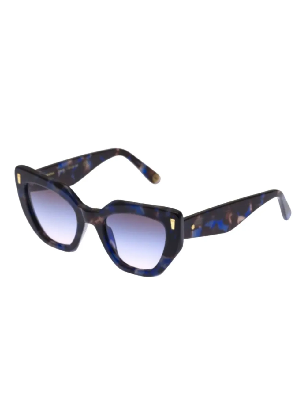 KYme Ipanema zonnebril met cat-eye montuur - Blauw