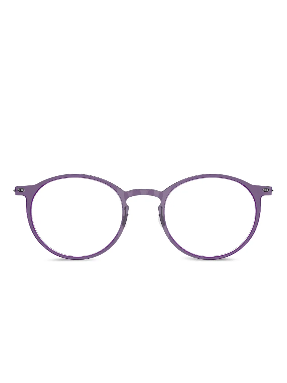 Lindberg round-frame glasses | Purple | Image 1