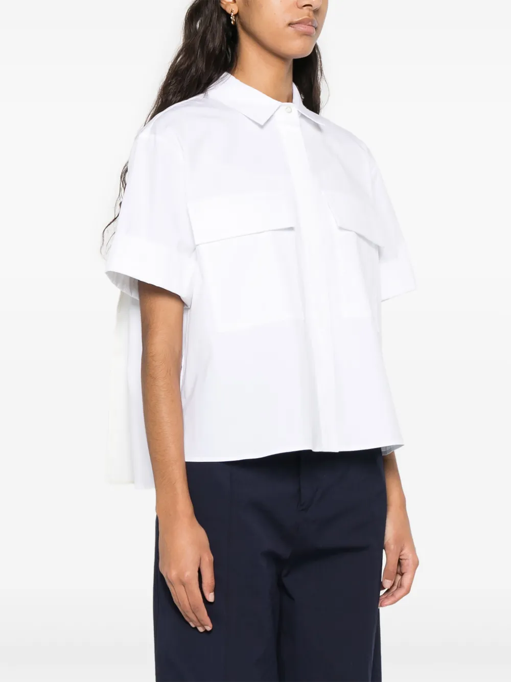 Shop Semicouture Elea Shirt In White