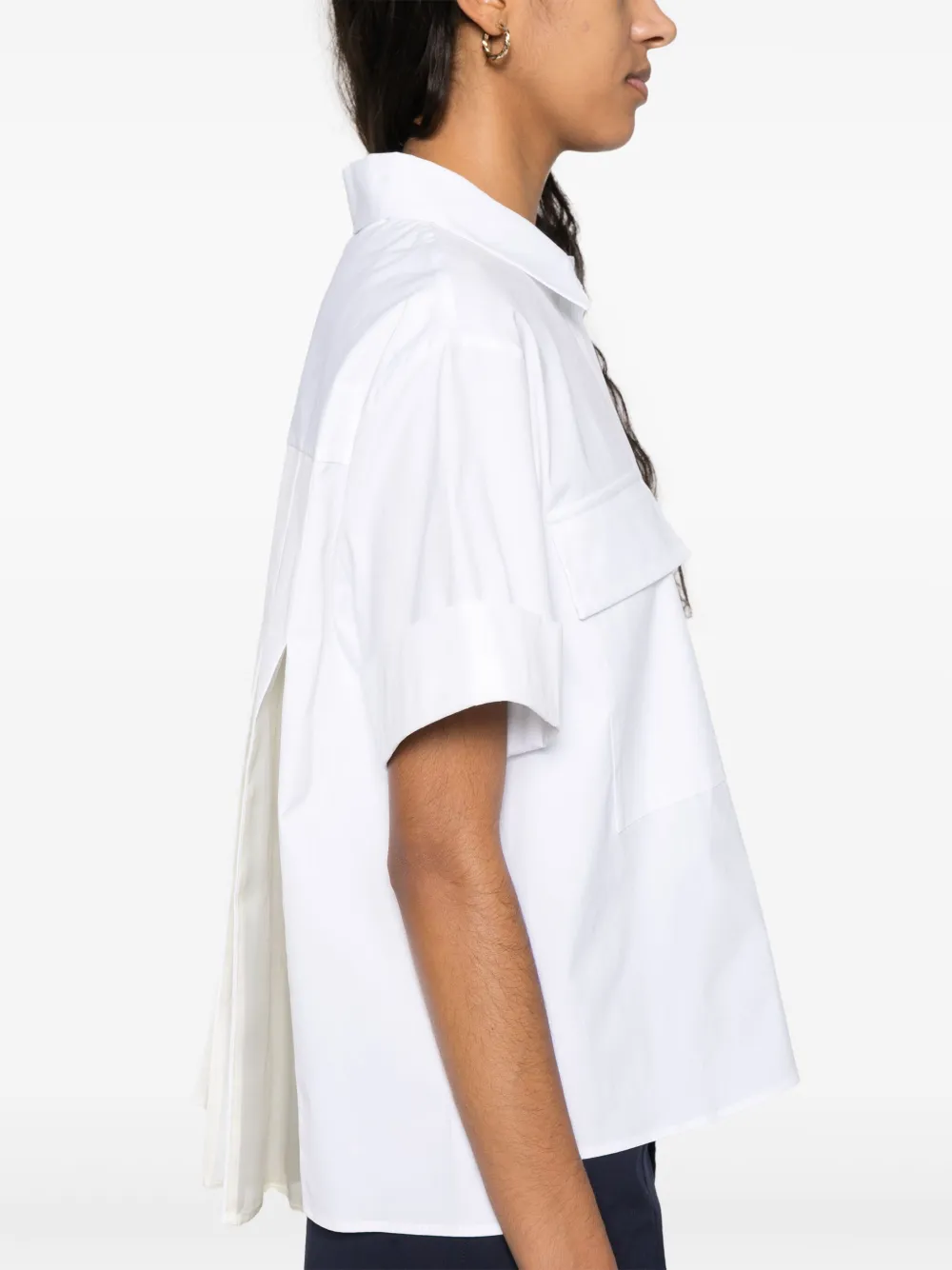 Shop Semicouture Elea Shirt In White