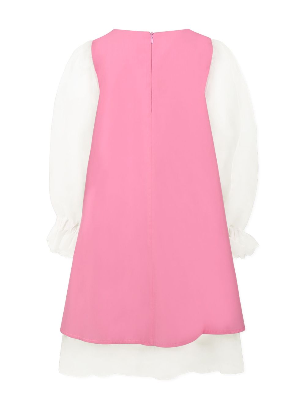 Pangolini Kids Jurk met geborduurde details - Roze