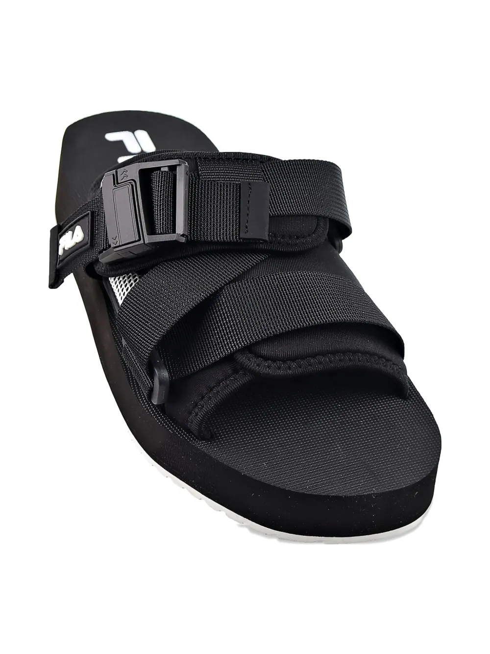 Fila Sol V2 "Black White" slides